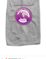 Grey dog t-shirt